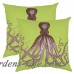 Longshore Tides Zonia Octopus Engineered Outdoor Throw Pillow LNTS2053